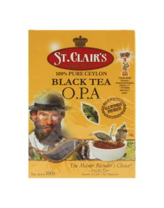 Чай черный St Clairs OPA листовой 100 г St. clair's