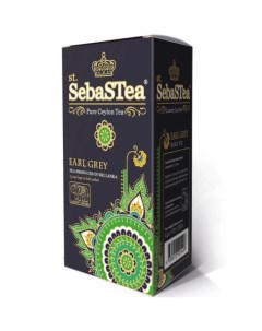 Чай SebasTea Earl Grey черный с ароматизатором 25 пакетиков Sebas tea