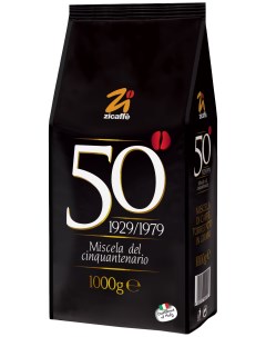 Кофе в зернах Cinquantenario 1000 г Zicaffe