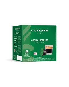 Кофе в капсулах системы Dolce Gusto CREMA ESPRESSO 16 шт Carraro