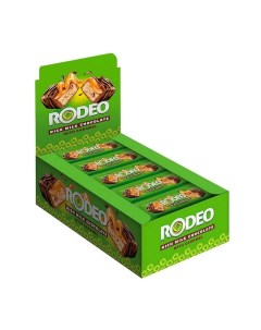 Шоколадный батончик с карамелью нугой и орехами Родео Rodeo 30гр 21 Kdv