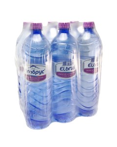 Вода питьевая негазированная пластик 1 5 л х 6 шт Elbrus