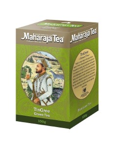 Чай Maharaja Ассам Тингри зелёный листовой высший сорт 100 г Maharaja tea