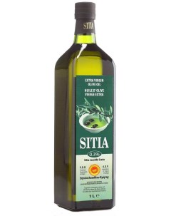 Масло оливковое Extra Virgin 0 3 проц P D O 1л Sitia