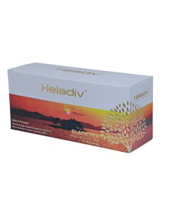 Чай в пакетиках black tea standart 25 пакетов Heladiv