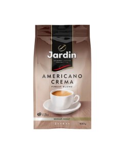 Кофе натуральный Americano crema зерновой средняя обжарка 1 кг Jardin