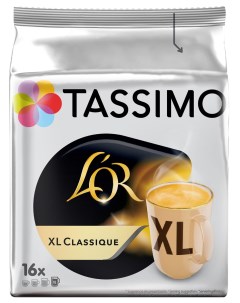 Кофе в капсулах L or Xl Classique Т диски 16 шт Tassimo