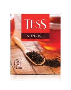 Чай чёрный Sunrise 100 пакетиков Tess