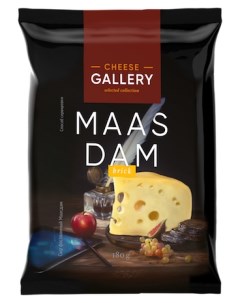 Сыр твердый Maasdam 180 г Cheese gallery