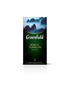 Чай чёрный Magic Yunnan 25 пакетиков Greenfield