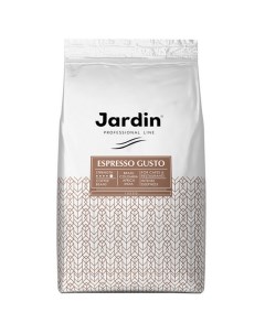 Кофе в зернах Espresso Gusto вакуумный пакет 1кг Jardin
