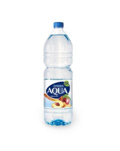 Вода ароматизированная Аква Фруктовая с ароматом персика негазированная 0 75 л Дарида