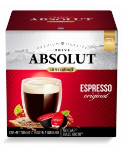 Кофе в капсулах Эспрессо 16 капсул 2 штуки Absolut drive