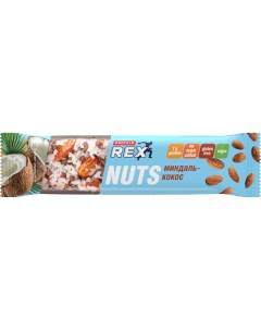 Батончик Nuts протеиновый без сахара миндаль кокос 40 г Proteinrex