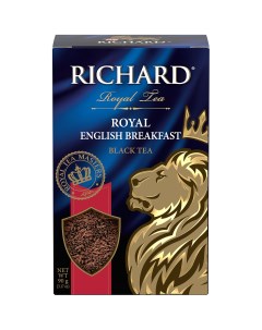 Чай черный royal english breakfast листовой 90 г Richard
