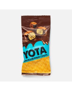 Драже Yota вафельный кубик в молочной шоколадной глазури 40 г Яшкино