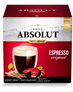 Кофе в капсулах Эспрессо 16 капсул 3 штуки Absolut drive