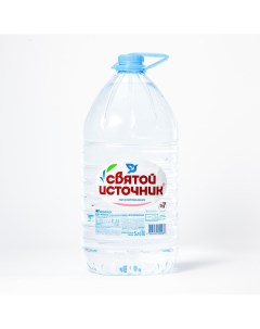 Вода негазированная пластик 5 л Святой источник