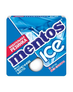 Жевательная резинка ICE перечная мята 24 шт по 12 9 г Mentos