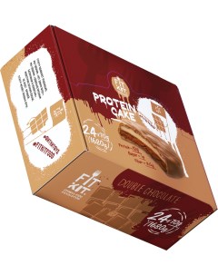 Печенье Protein Cake 24 70 г 24 шт двойной шоколад Fit kit