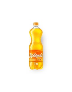 Газированный напиток апельсин 1 5 л Добрый