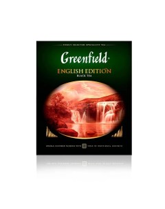 Чай чёрный English Edition 100 пакетиков Greenfield