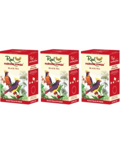 Чай PEKOE средний лист 3 упаковки по 100 грамм Райские птицы
