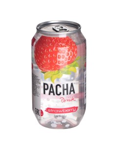 Газированный напиток Клубника 330 мл Pacha drink