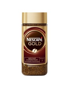 Растворимый сублимированный кофе Gold с добавлением молотого 2 шт по 95 г Nescafe