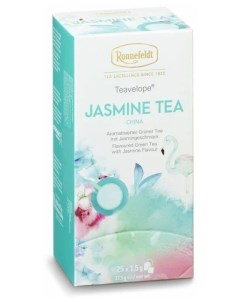 Чай зеленый Teavelope Jasmin 25 пакетиков 2 шт Ronnefeldt