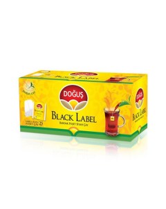 Турецкий Black Label чай в пакетиках 25 шт x 1 Dogus