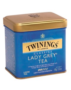 Чай черный чай леди грей с ароматом цитрусовых байховый среднелистовой 100 г Twinings