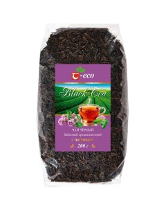 Чай черный Eco С чабрецом листовой с добавками 200 г Tanay