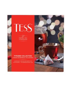 Набор чая 9 видов чая и чайных напитков в пирамидках 45 пакетиков Tess