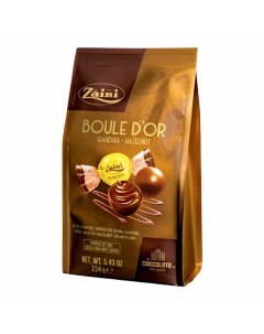 Конфеты пралине Boule D or из молочного шоколада с начинкой из фундука 154 г Zaini