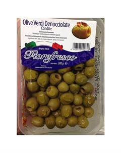 Оливки Olive Verdi Denoccilate зеленые в рассоле без косточки 200 г Fiorefresco