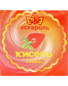 Кисель Клубника 220 г Эскароль