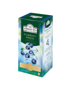 Чай зеленый blueberry breeze 25 пакетиков Ahmad tea