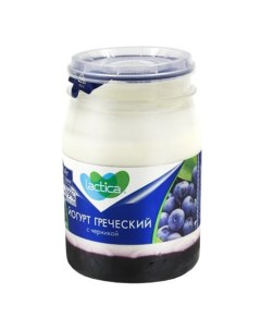 Йогурт Греческий черника 3 190 г Lactica