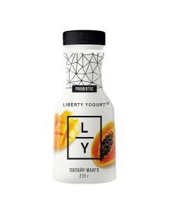 Йогурт питьевой папайя манго 2 270 г Liberty