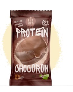 Протеиновое печенье Protein Chocoron Двойной шоколад 10 шт по 30 г Fit kit