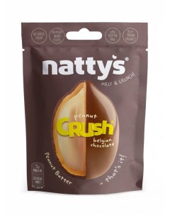Драже CRUSH Choconut арахис в арахисовой пасте и молочном шоколаде 35 г Nattys