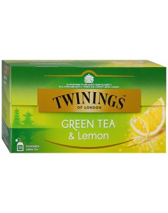 Чай зеленый лимон 25 1 6 г Twinings