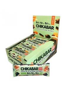 Батончики BOMBBAR Chikabar 60 г 20 шт вкус арахис карамель Chikalab
