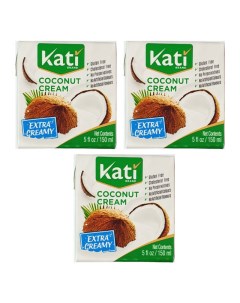 Кокосовые сливки 3 шт по 150 мл Kati