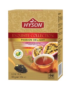 Чай Маракуйя чёрный листовой с добавками 100 гр Hyson