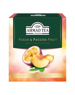 Чай черный Peach Passion Fruit персик маракуйя в пакетиках 2 г х 100 шт Ahmad tea