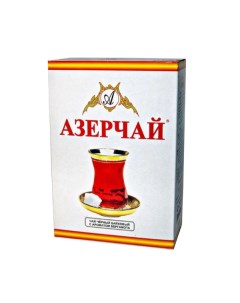 Черный чай 100 г с бергамотом 30 картон Вложение Azercay tea
