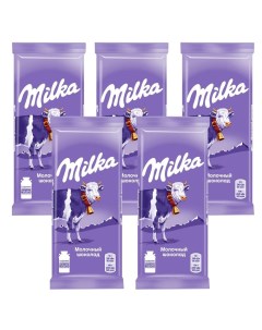 Молочный шоколад Классический 5шт 85гр Milka