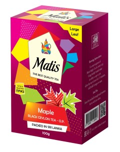 Чай весовой черный Матис Maple O P 100 г Tea tang (pvt) ltd.